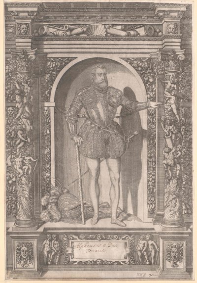 Hertig av Modena och Ferrara Alphonsus II d