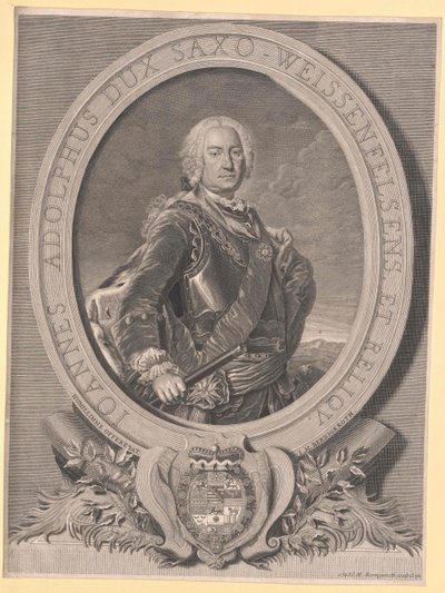 Hertig av Sachsen-Weissenfels Johann Adolf II av Artist Unknown