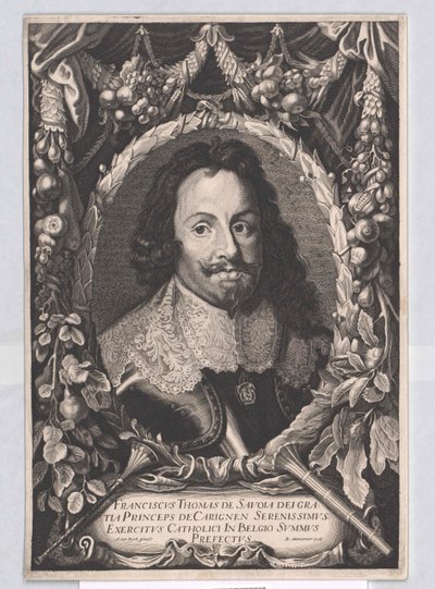 Hertigen av Savoyen Carignan Franz Thomas av Artist Unknown