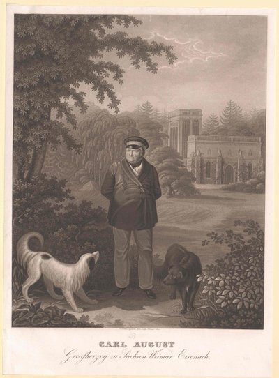 Hertig av Sachsen-Weimar Eisenach Karl August av Artist Unknown