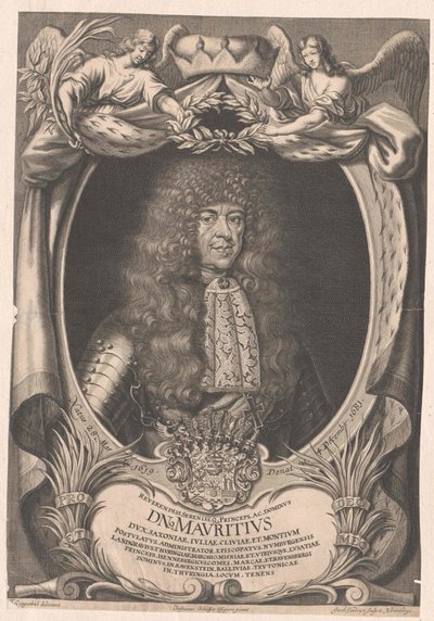 Hertig av Sachsen-Zeitz Moritz av Artist Unknown
