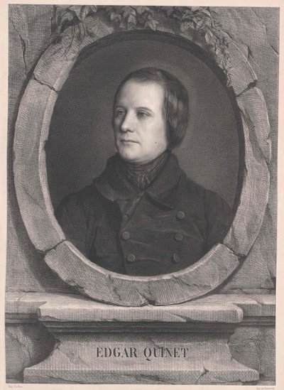 Edgar Quinet (tryck) av Artist Unknown