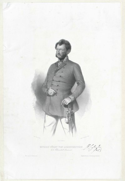 Edward greve av Liechtenstein av Artist Unknown