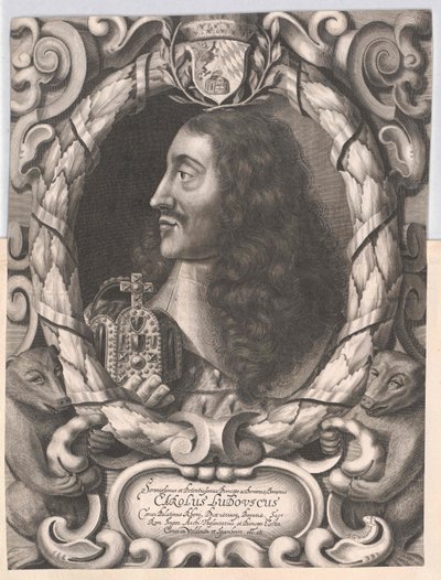 Kurfurste Pfalz Karl I Ludwig av Artist Unknown