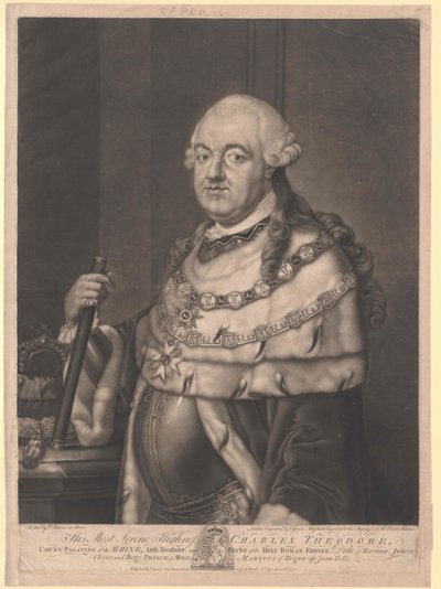 Kurfurste av Bayern Karl Theodor av Artist Unknown