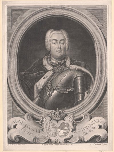 Kurfurste av Sachsen Fredrik August II av Artist Unknown