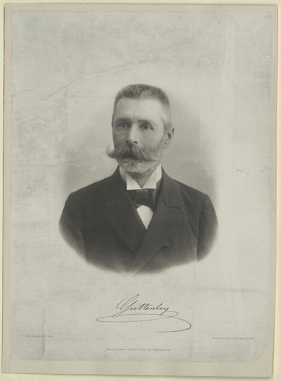 Emil Baron von Guttenberg (tryck) av Artist Unknown