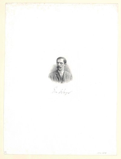 Emil Weyr (tryck) av Artist Unknown