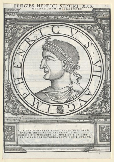 Kejsare Henrik VII av Artist Unknown