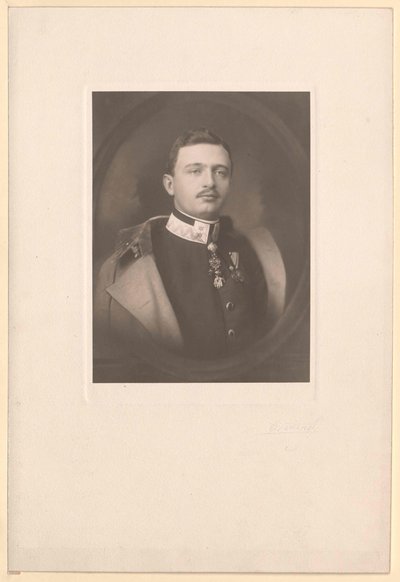 Kejsaren av Österrike Karl I (tryck) av Artist Unknown