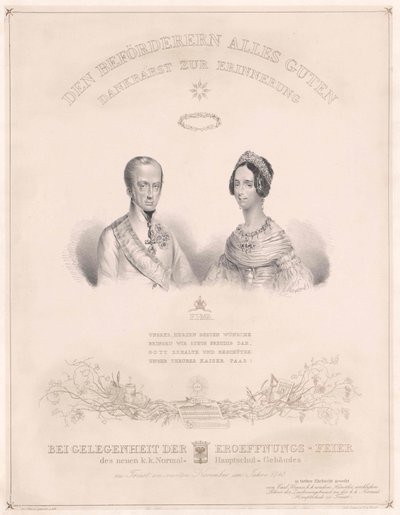 Kejsare av Österrike Ferdinand I av Artist Unknown