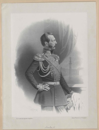 Kejsare av Ryssland Alexander II av Artist Unknown