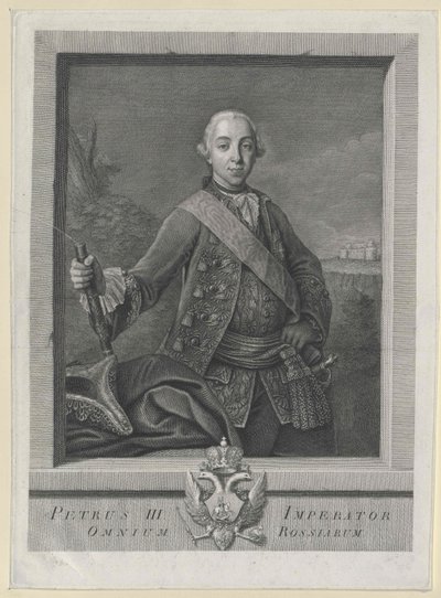 Kejsare av Ryssland Peter III av Artist Unknown
