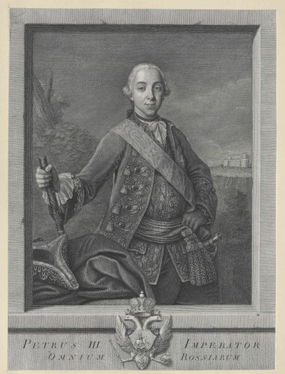 Kejsare av Ryssland Peter III av Artist Unknown