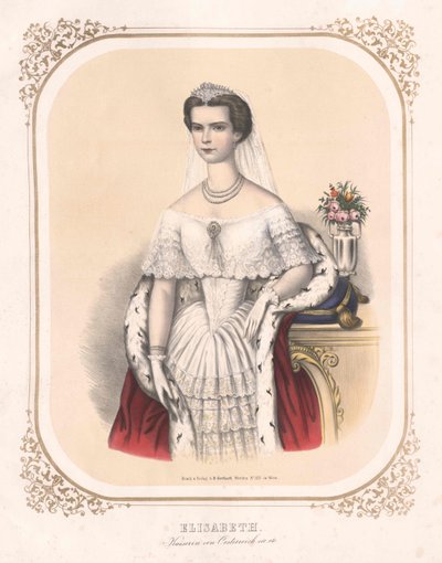 Kejsarinnan av Österrike Elisabeth av Artist Unknown