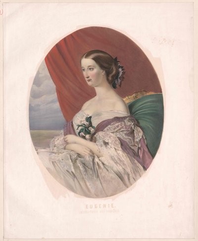 Kejsarinnan av Frankrike Eugenie av Artist Unknown