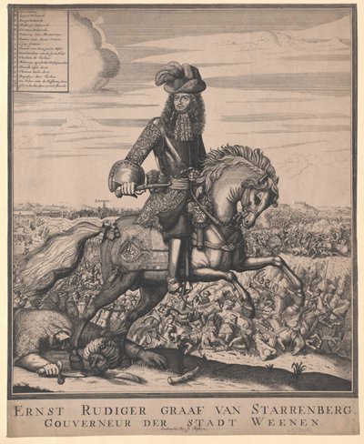 Ernst Roger greve Starhemberg av Artist Unknown