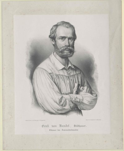 Ernst von Bandel av Artist Unknown