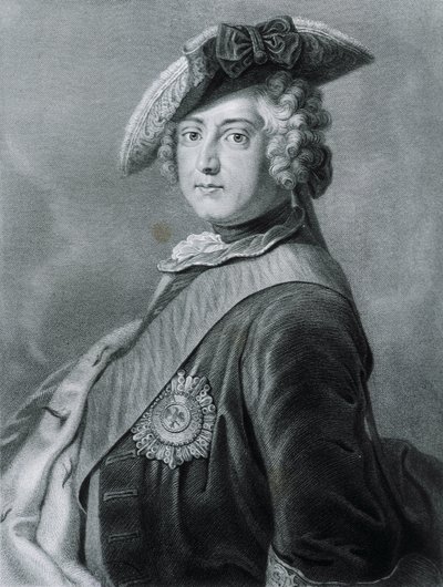 FREDERICK II "Geaten" (1712-1786). Kung av Preussen (1740-1786). av Artist Unknown