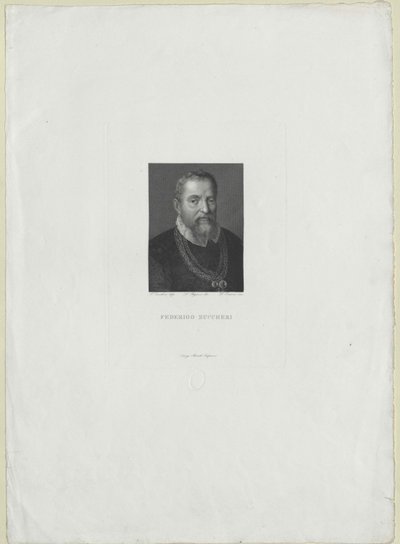 Federico Zuccaro (tryck) av Artist Unknown