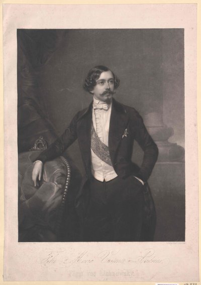 Felix greve Lichnowsky av Artist Unknown