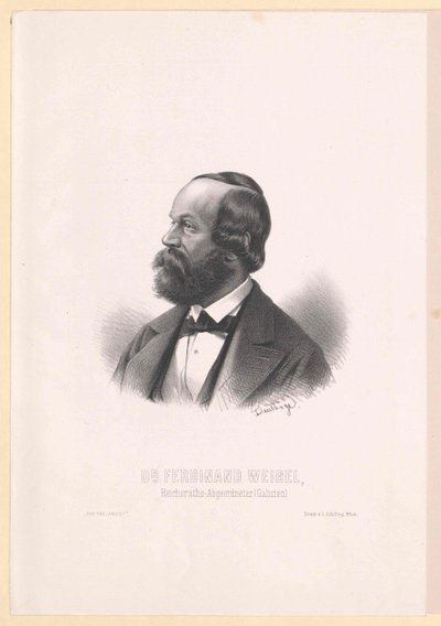 Ferdinand Weigel (tryck) av Artist Unknown