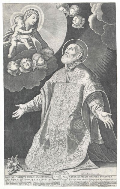 Filippo Neri av Artist Unknown