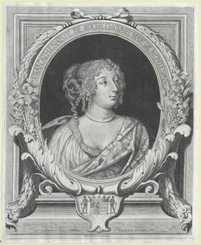 Fran006f0069s Ath006e0061is marquise de Montespan (tryck) av Artist Unknown