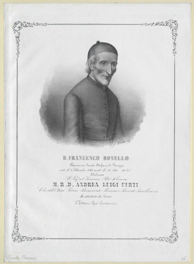 Francesco Bosello (tryck) av Artist Unknown