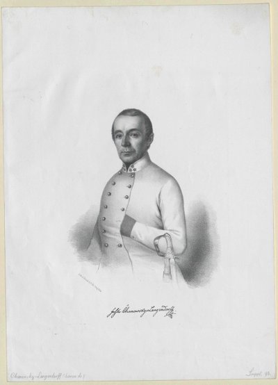 Franz Xavier baron Chanowsky-Langendorff av Artist Unknown