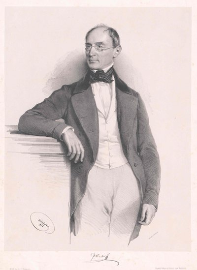 Franz baron von Pillerstorff av Artist Unknown