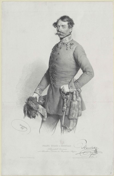 Franz riddare Hauslab av Artist Unknown