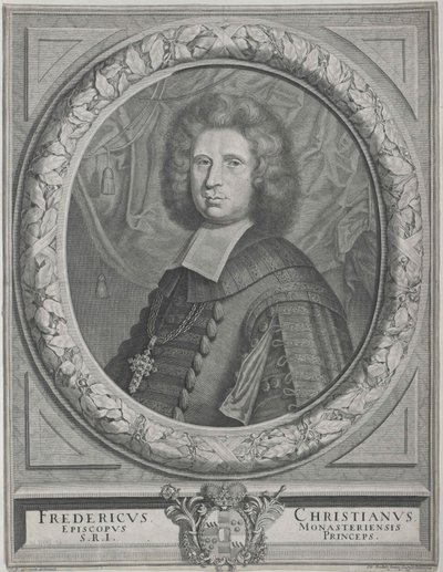 Frederic Christian von Plettenberg-Lenhausen av Artist Unknown