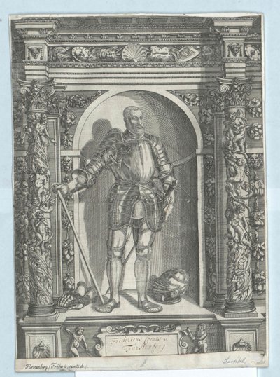 Fredrik II greve von Fürstenberg till Fürstenberg av Artist Unknown