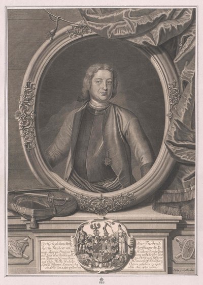 Frederick baron von Derfflinger av Artist Unknown