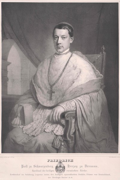 Frederick greve Schwarzenberg-Krumau av Artist Unknown