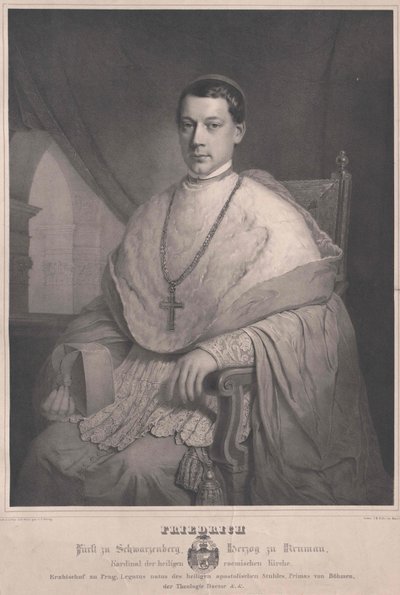 Frederick greve Schwarzenberg-Krumau av Artist Unknown