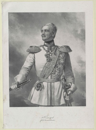 Fredrik greve Wrangel av Artist Unknown