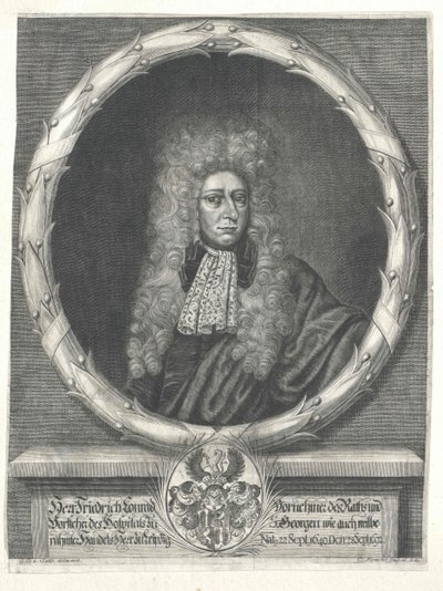 Friedrich Conrad (tryck) av Artist Unknown