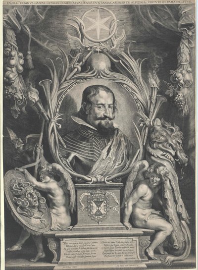 Gaspar hertig av San Lucar de Barameda greve Duca Olivarez z Guzman av Artist Unknown