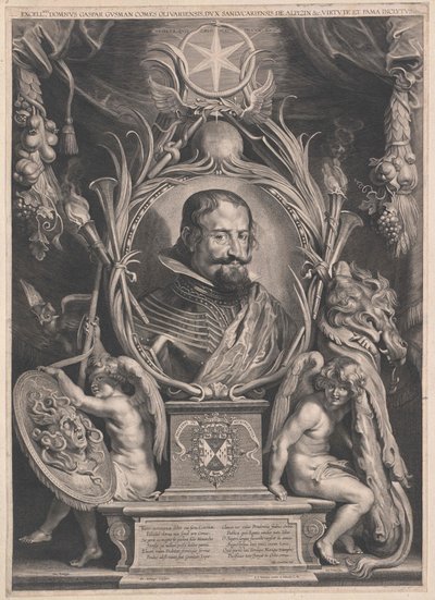 Gaspar hertig av San Lucar de Barameda greve Duca Olivarez z Guzman av Artist Unknown