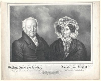 Gebhard Anton von Krosigk av Artist Unknown