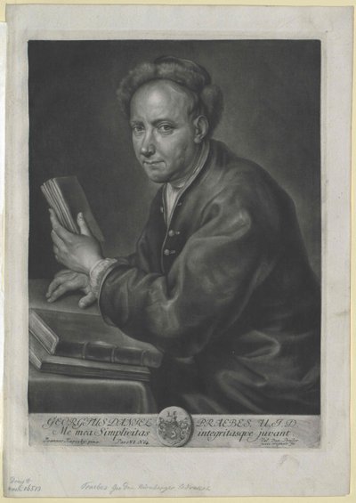 Georg Daniel Praebes av Artist Unknown
