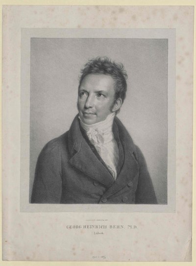 Georg Heinrich Behn (tryck) av Artist Unknown