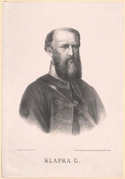 Georg Klapka av Artist Unknown