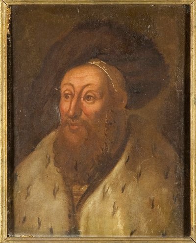 Georg es Le Barbu, hertig av Sachsen (olja på duk) av Artist Unknown
