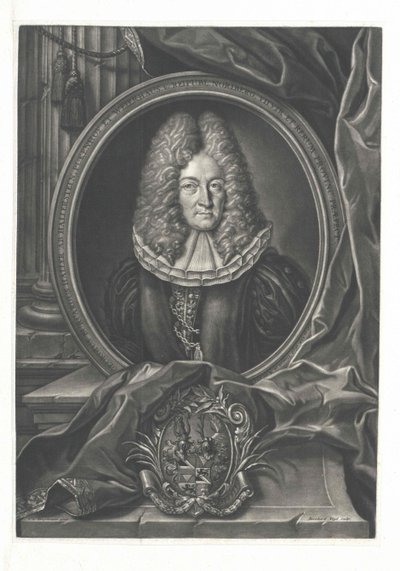 George Burkhard Haller von Hallerstein av Artist Unknown