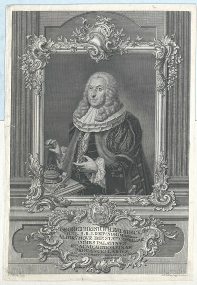 George Christoph Erlabeck av Artist Unknown