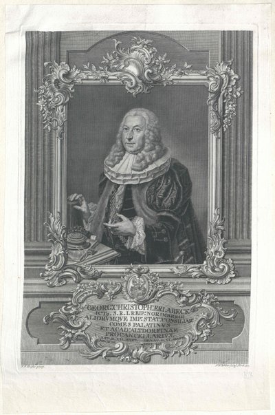 George Christoph Erlabeck av Artist Unknown