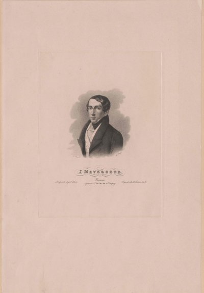 Giacomo Meyerbeer (tryck) av Artist Unknown